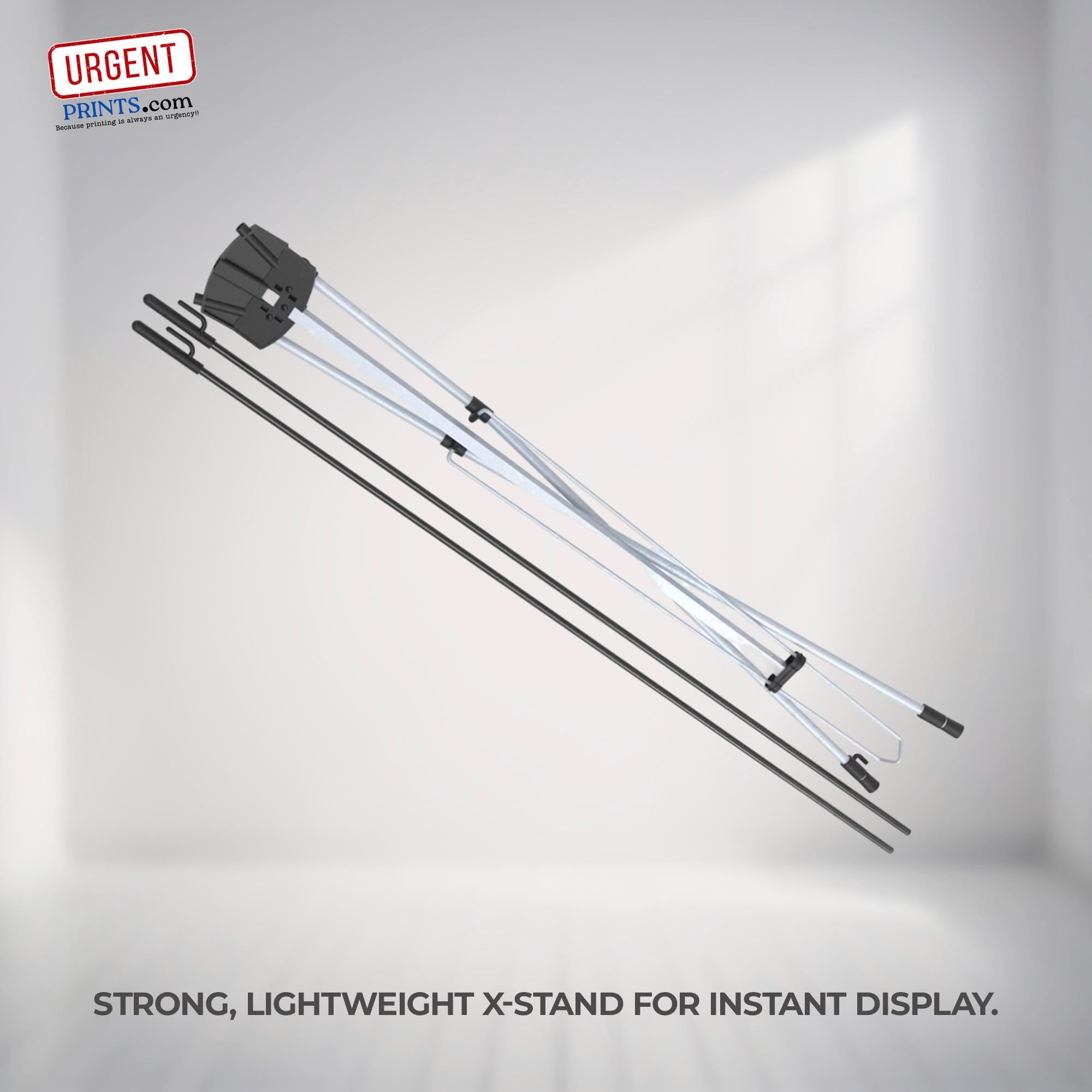 Custom X-Stand Banner | 24"x63" Matte Vinyl, Portable Display
