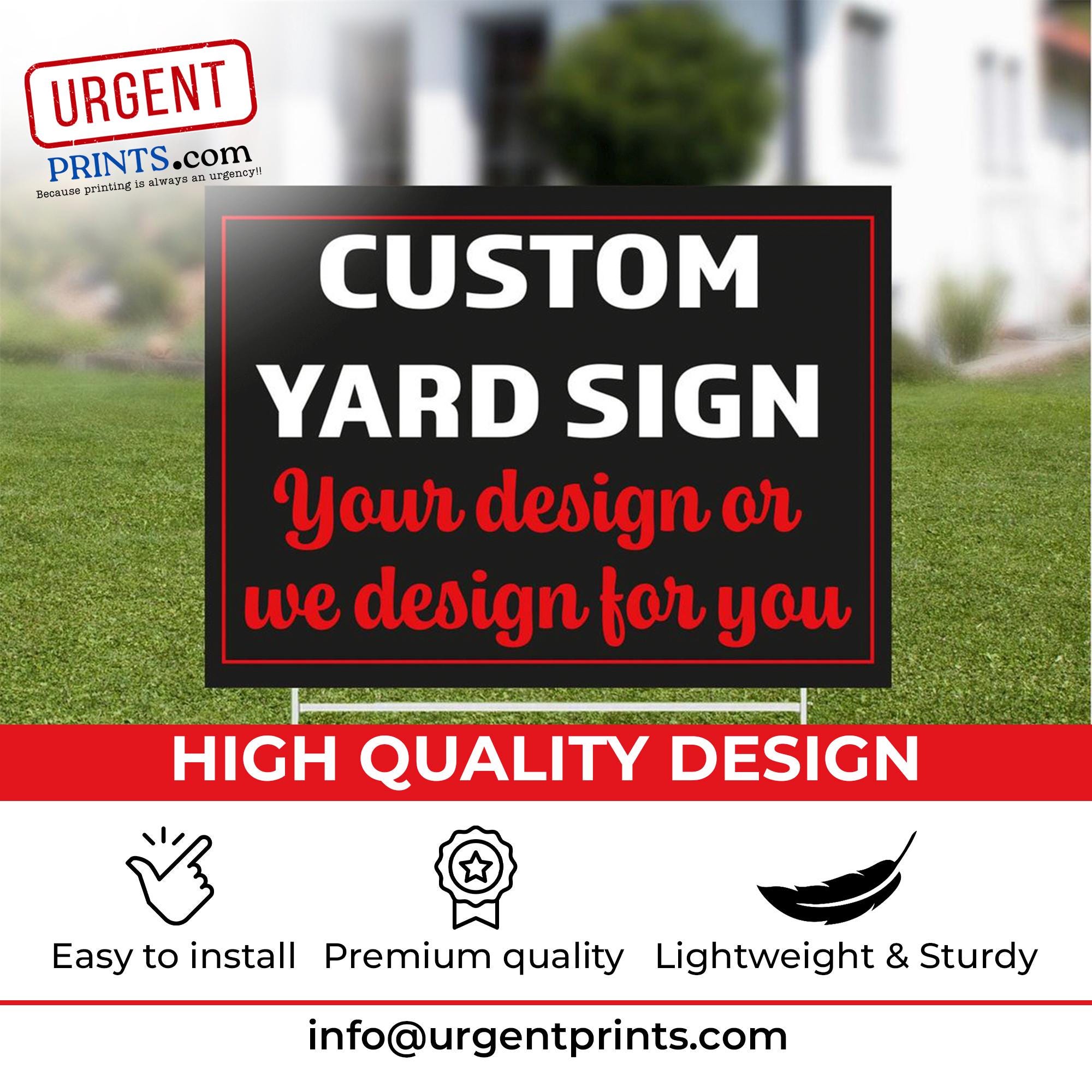Yard Sign Printing