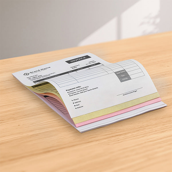 NCR Carbonless Forms — Black Ink
